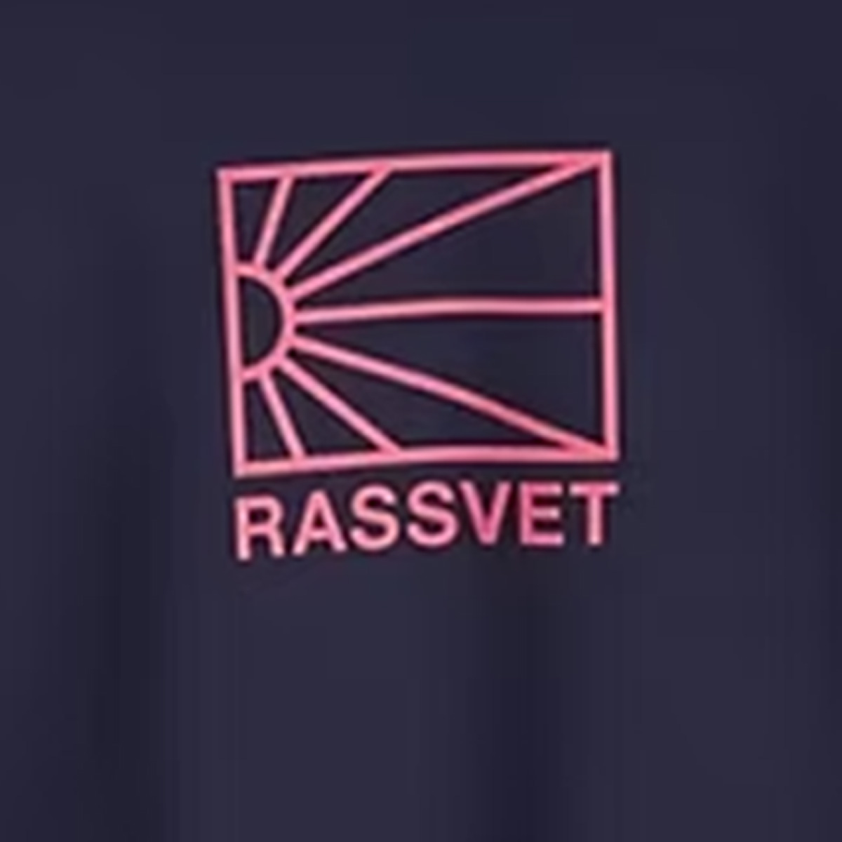 Rassvet Logo Crewneck Sweater Navy