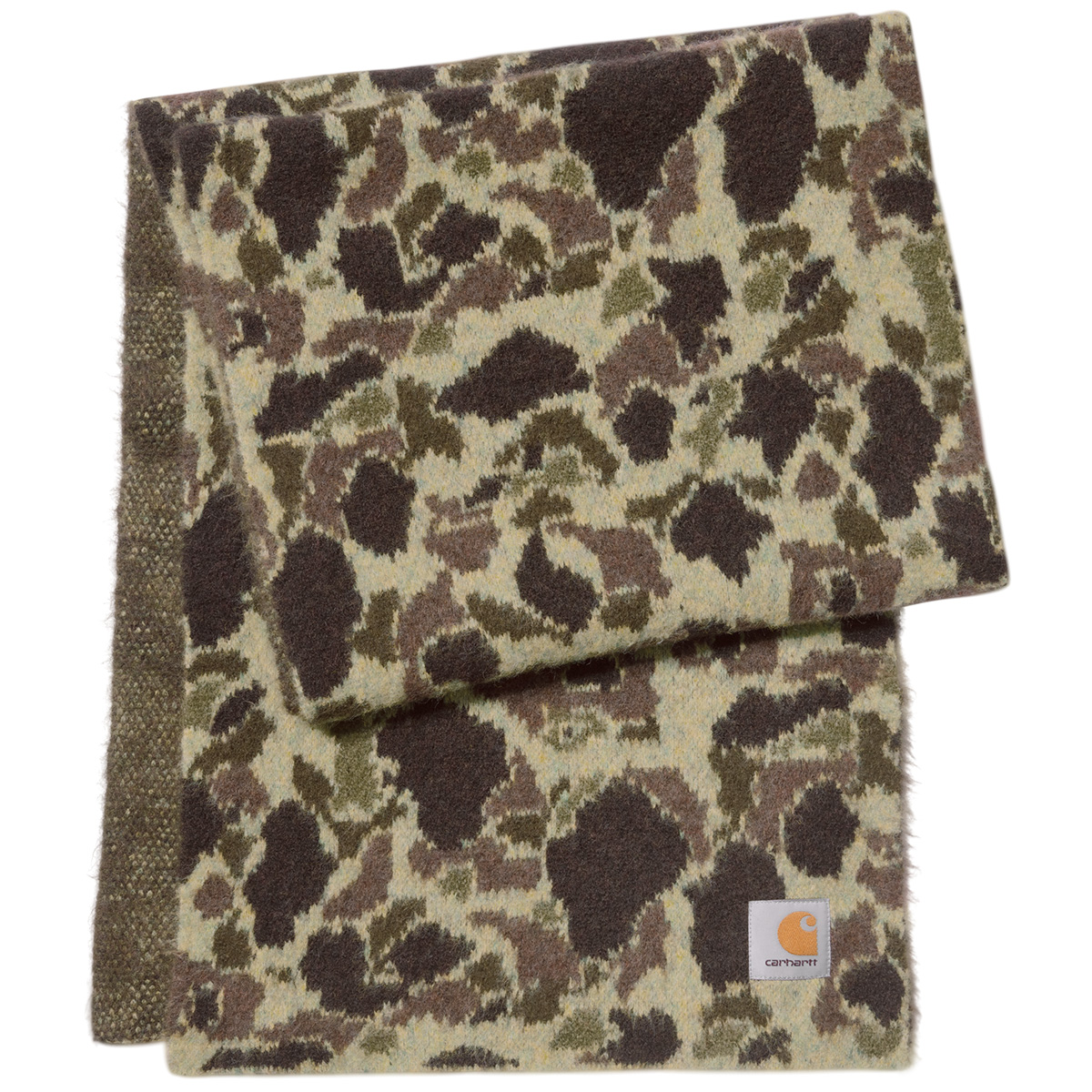 Carhartt WIP Palmer Scarf Camo Duck Jacquard Green | Skatestore