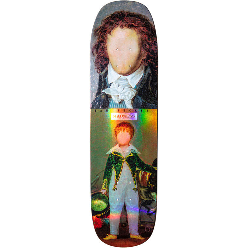 Madness Sam Faceless Impact Light Skateboard Deck Beckett 8.75