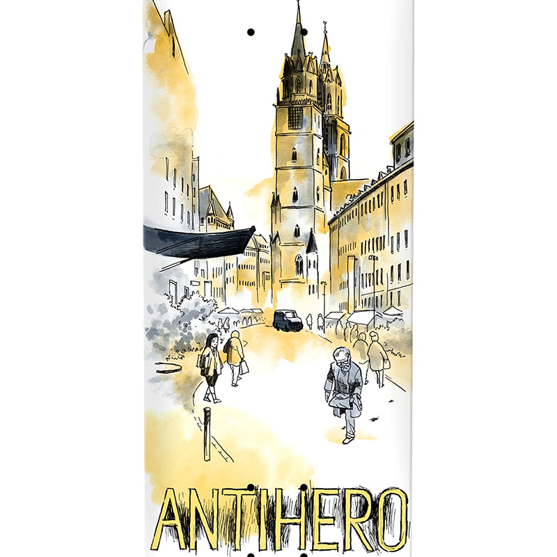 Anti Hero Pfanner Cityscapes Skateboard Deck 8.38 Anti Hero Pfanner Cityscapes Skateboard Deck 8.38