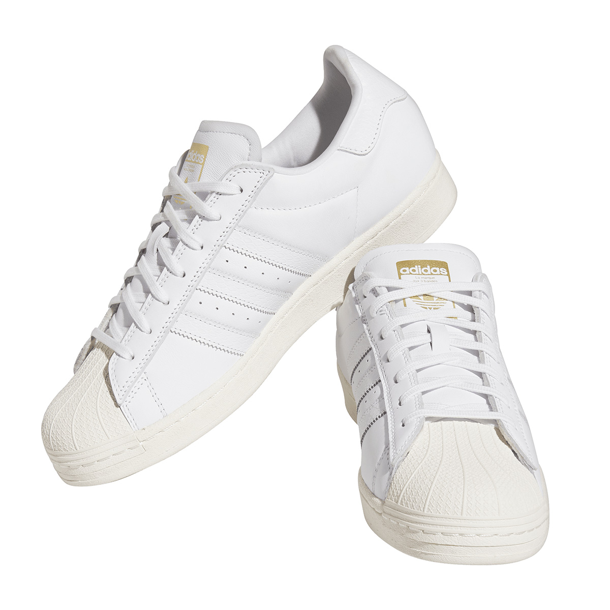Adidas Superstar ADV White/White/Gold Metallic
