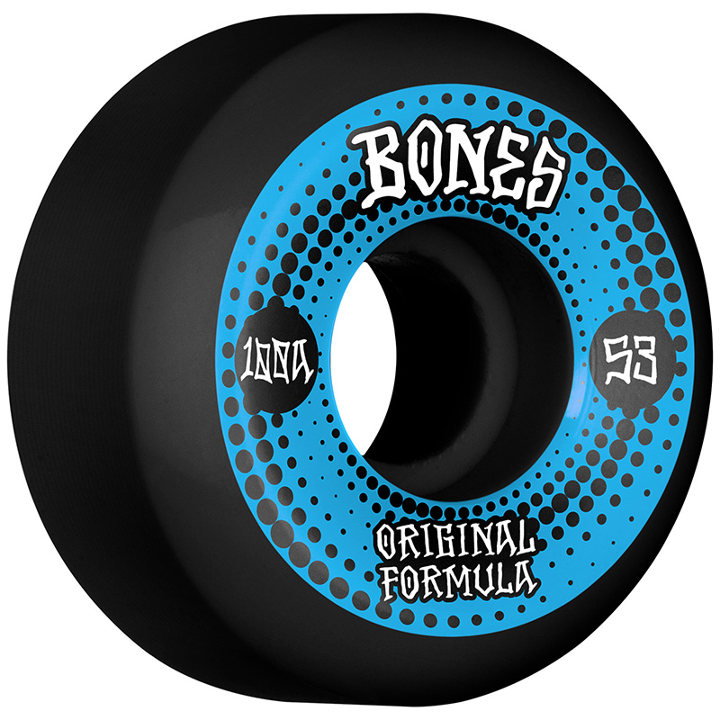 Bones 100's Originals V5 Sidecut Wheels 100a Black 53mm Bones 100's Originals V5 Sidecut Wheels 100a Black 53mm