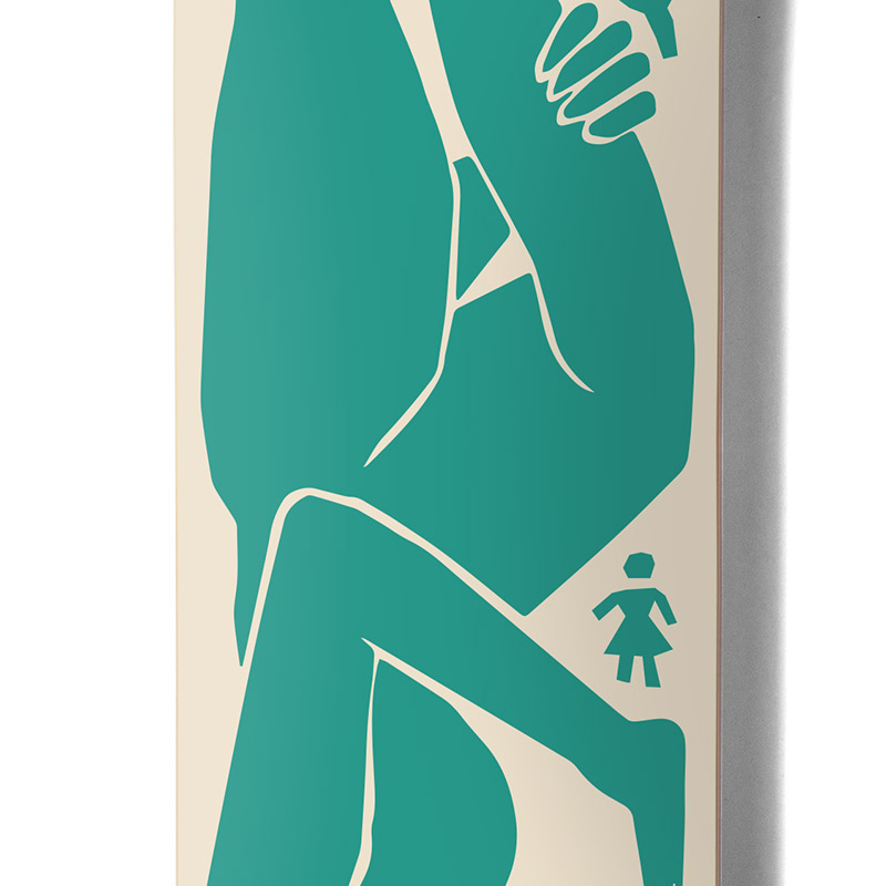 Girl Brophy Contour Curves Skateboard Deck 8.0 Girl Brophy Contour Curves Skateboard Deck 8.0