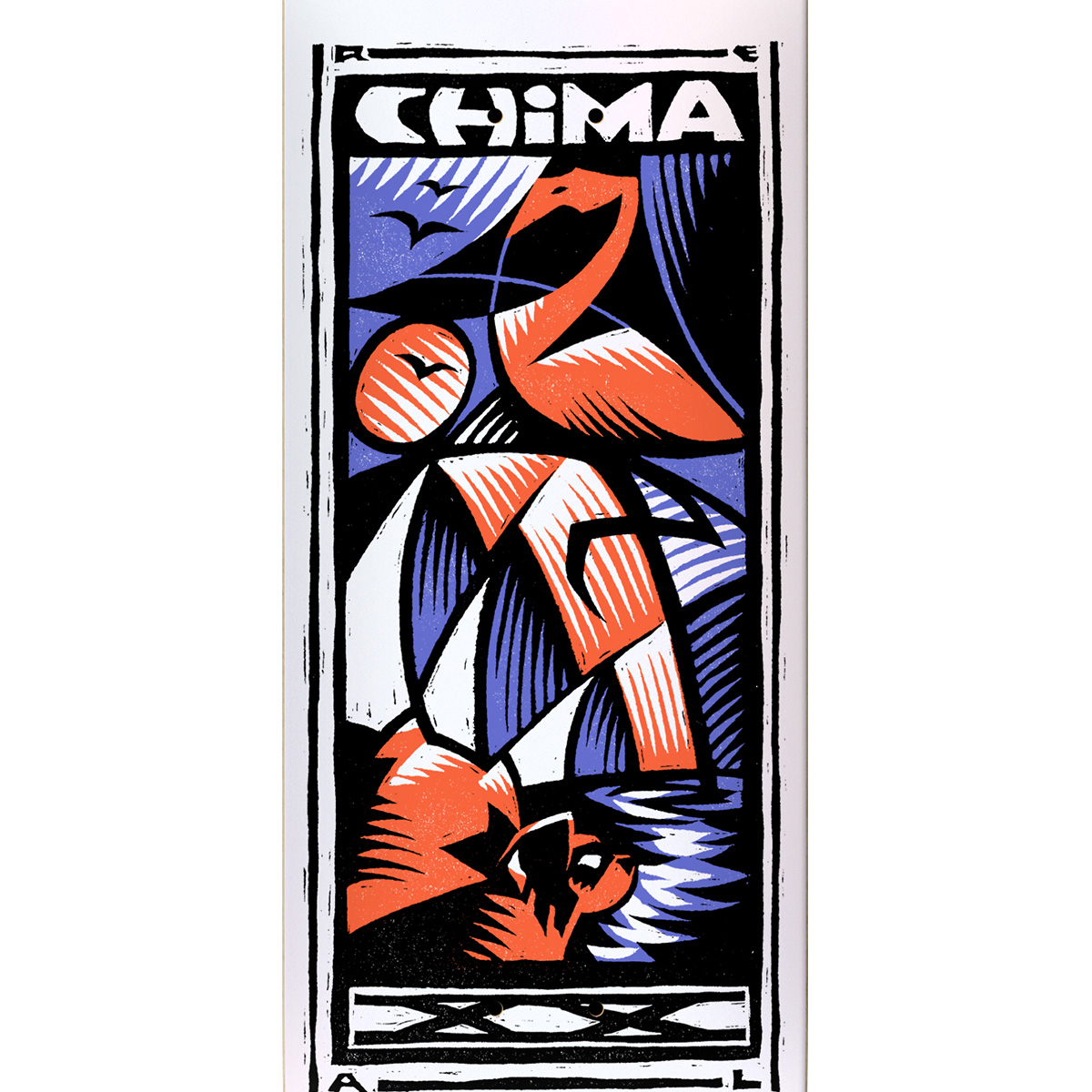 Real Chima 20 Years Skateboard Deck White 8.25
