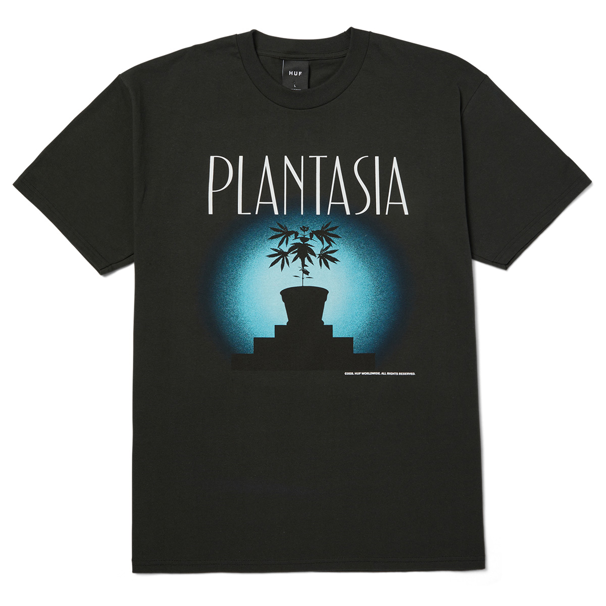 HUF Plantasia T-Shirt Vintage Black