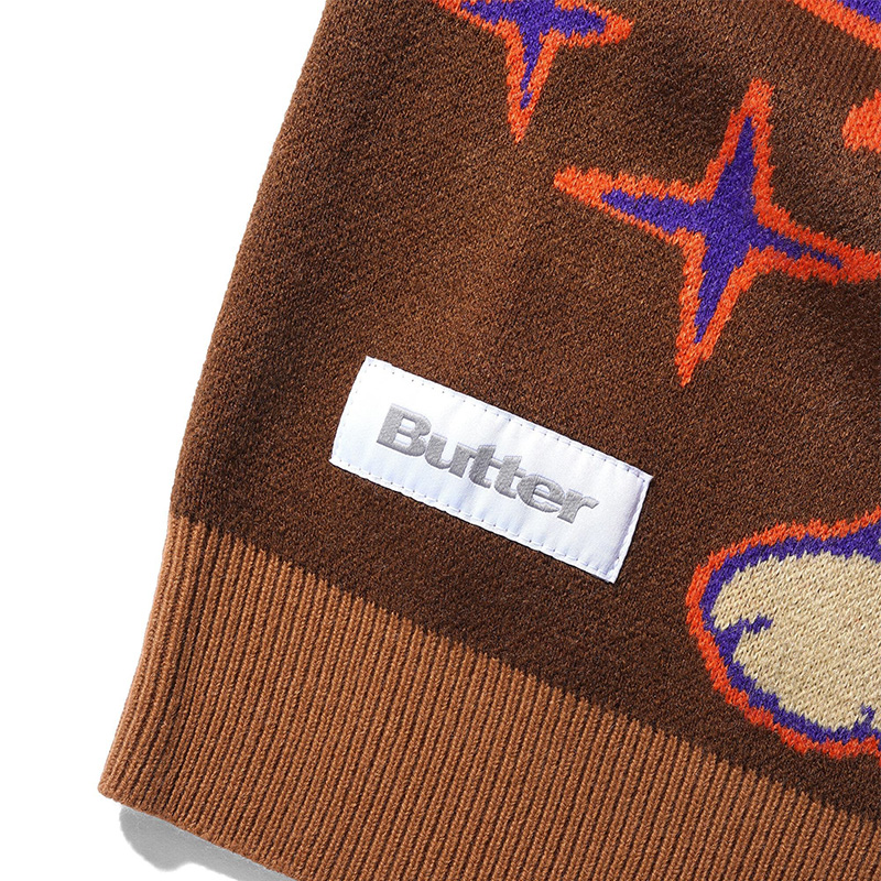 Butter x Disney Starry Skies Knitted Vest Brown Butter x Disney Starry Skies Knitted Vest Brown