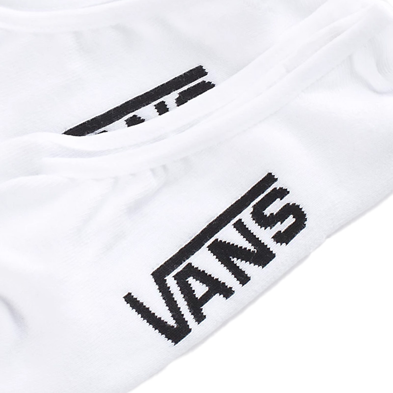 Vans Classic Super No Show Socks White 3-Pack Vans Classic Super No Show Socks White 3-Pack