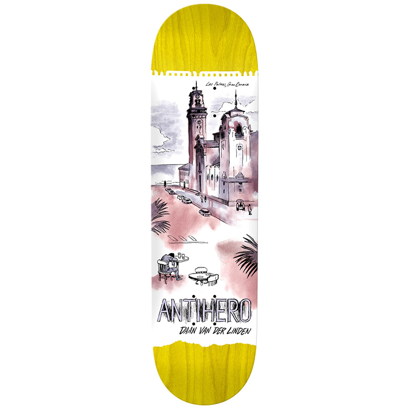 Anti Hero Daan Cityscapes Skateboard Deck 8.06