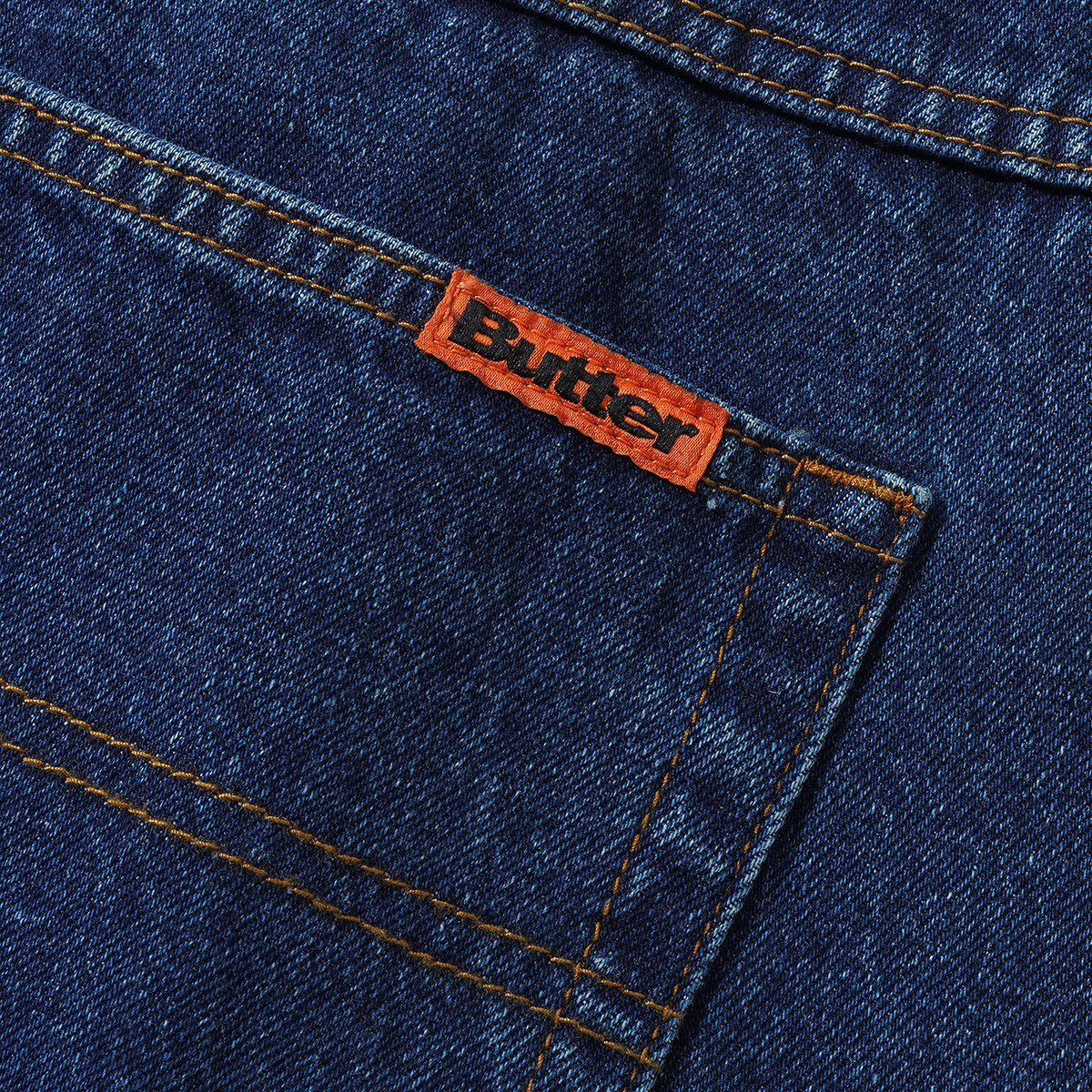 Butter Goods Weathergear Denim Shorts Repaired Indigo