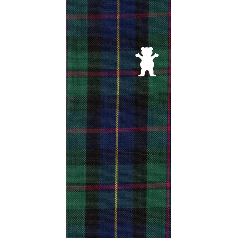 Grizzly Plaid OG Bear Griptape Sheet Green 3