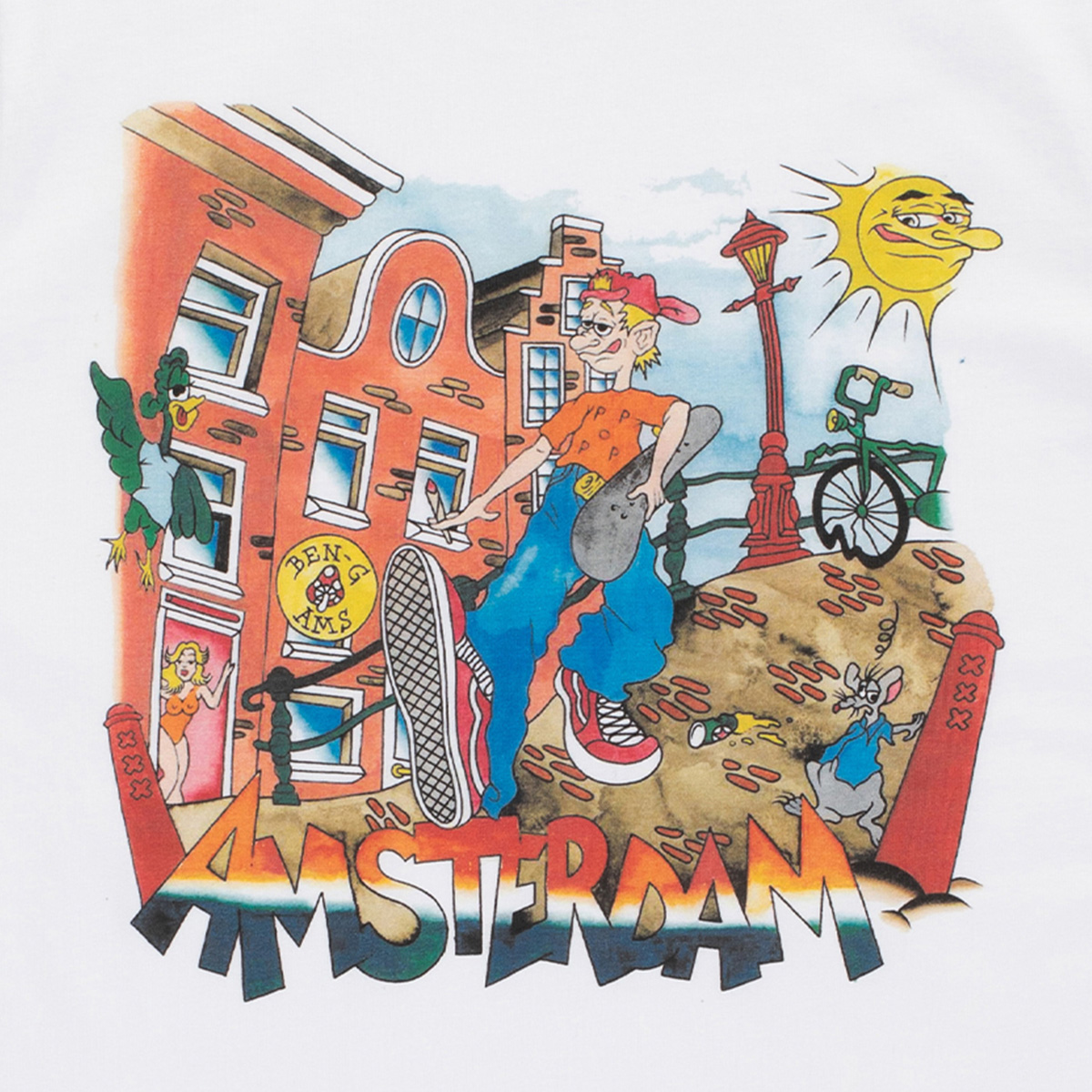 POP Ben-G Amsterdam T-Shirt White