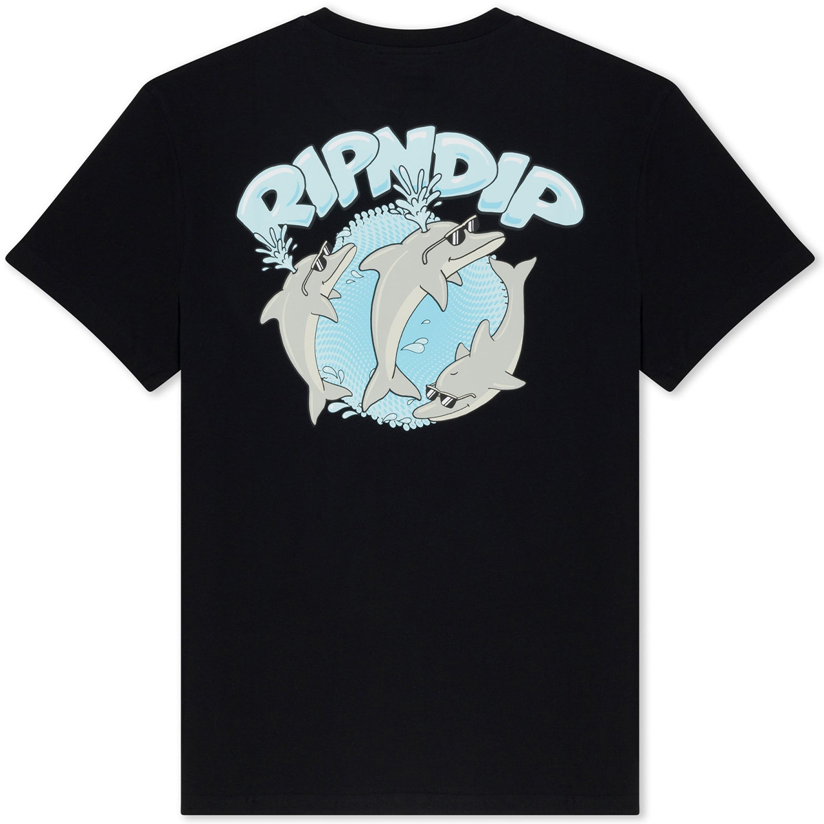 RIPNDIP Dolphin Dudes T-Shirt Black RIPNDIP Dolphin Dudes T-Shirt Black