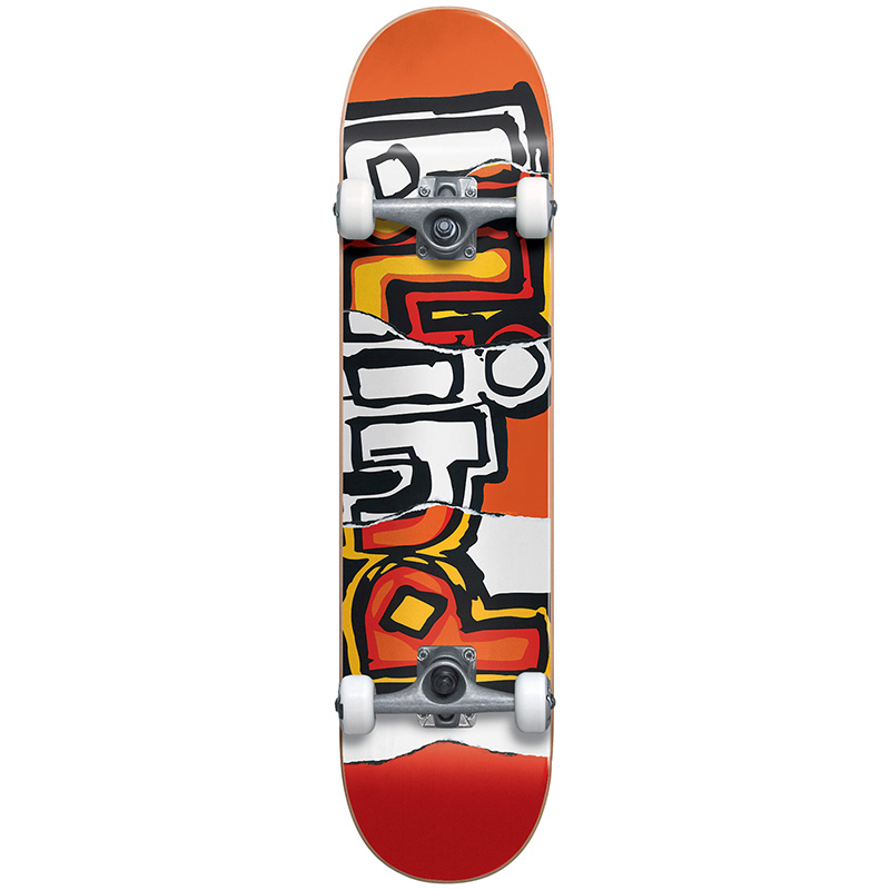 Blind OG Ripped FP Complete Skateboard Red/Orange 7.75