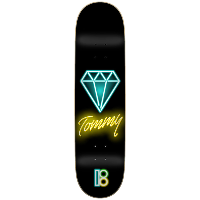 Plan B Neon Tommy Skateboard Deck 8.25