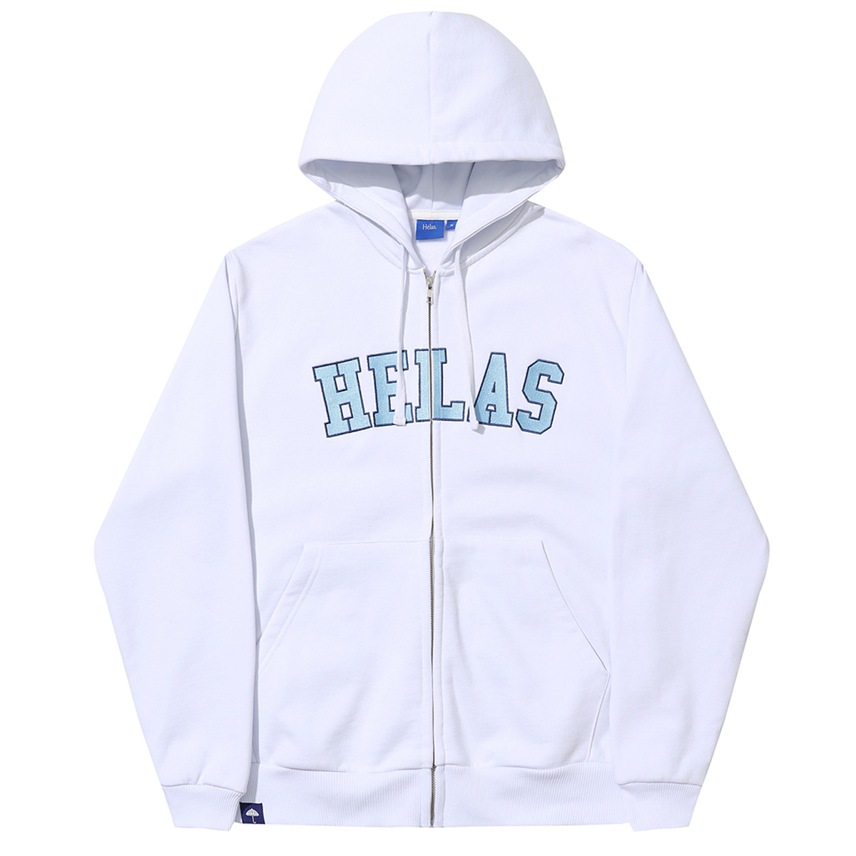Helas Campus Full Zip Sweater White Helas Campus Full Zip Sweater White