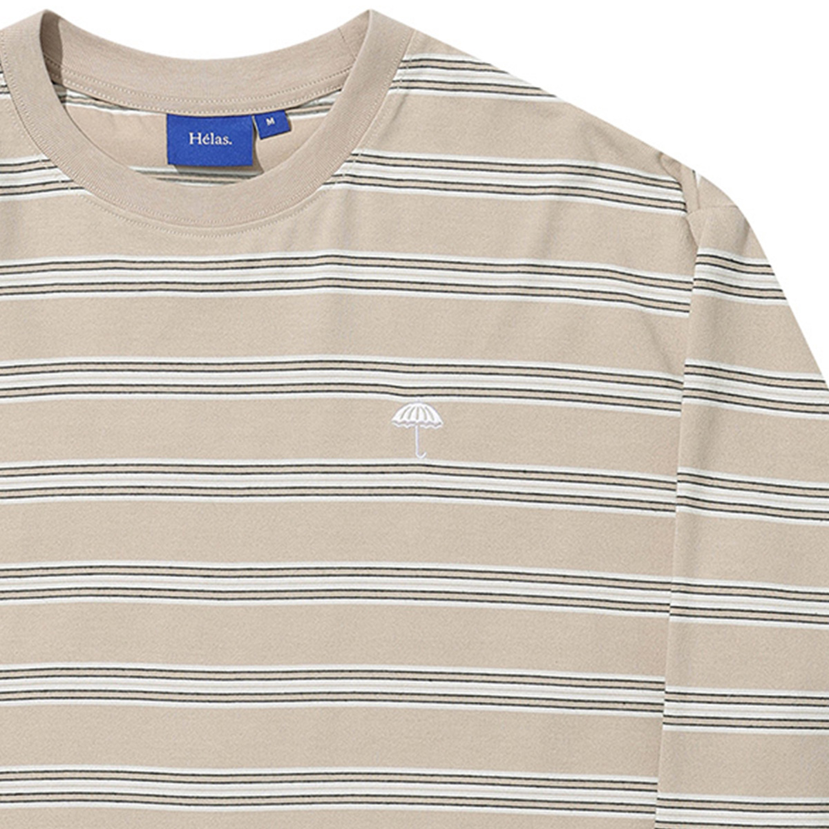 Helas Stries Longsleeve T-Shirt Beige Stripe