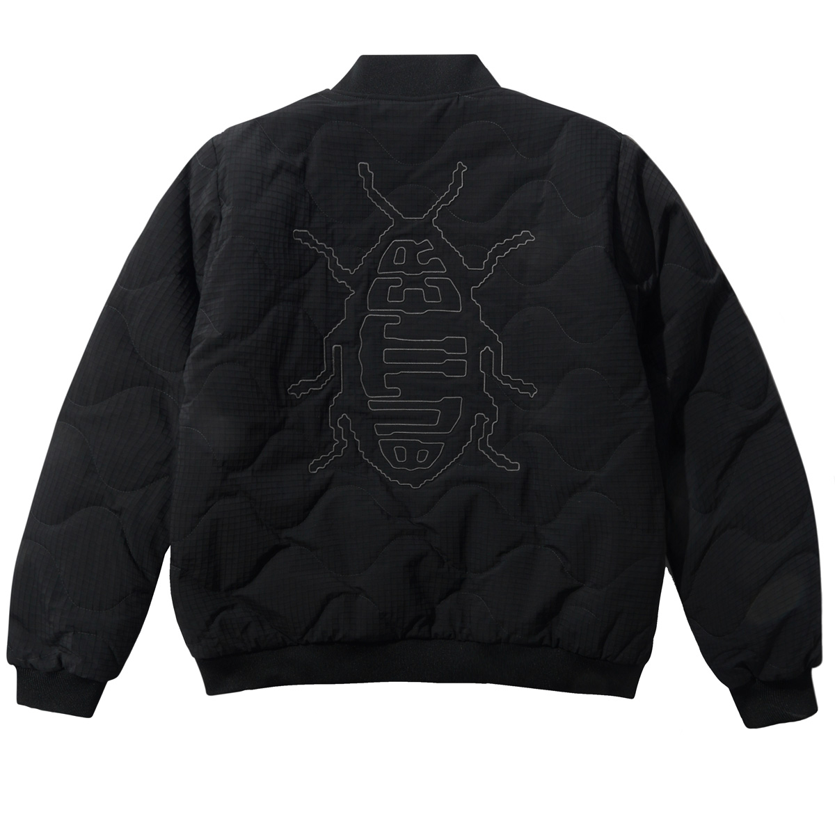 Butter Goods Roach Bomber Jacket Black Butter Goods Roach Bomber Jacket Black