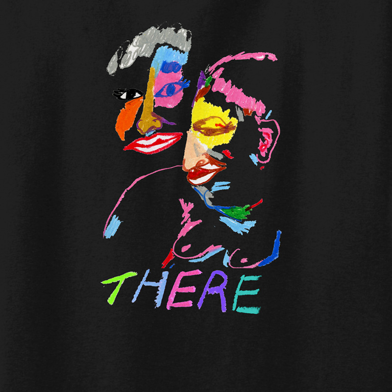 There Faces T-shirt Black There Faces T-shirt Black
