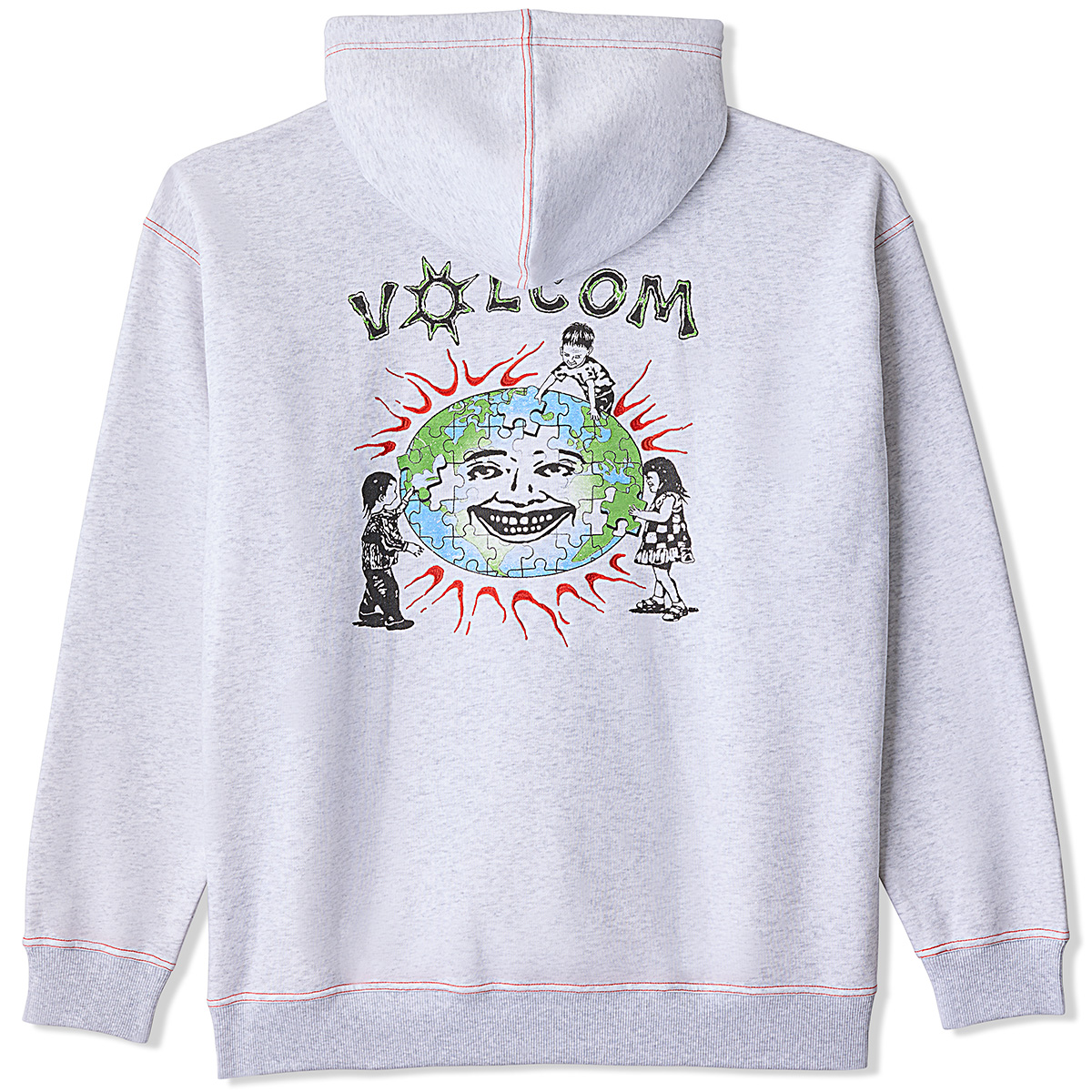 Volcom Keutchi Hooded Sweater Bone Heather