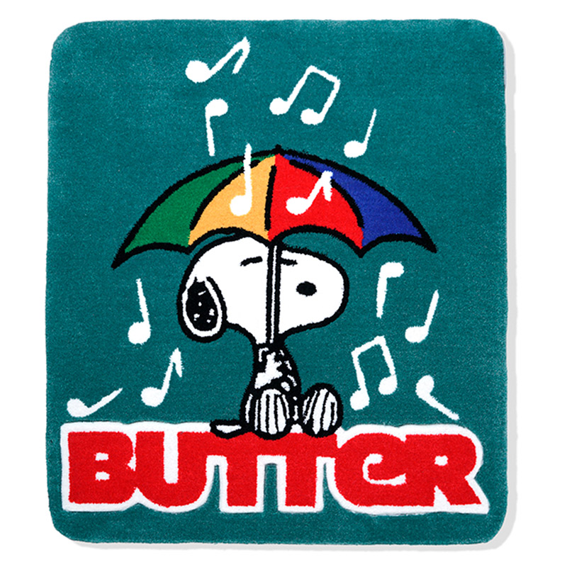 Butter Goods X Peanuts Umbrella Floor Rug Forest