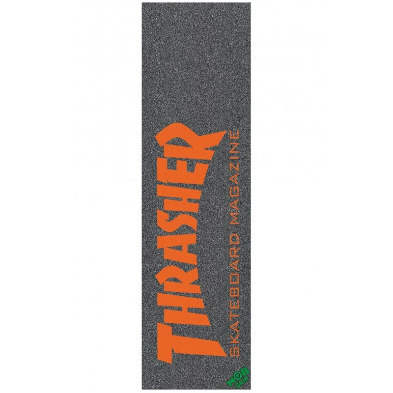 MOB x Thrasher Orange Griptape Sheet Black/Orange 9.0