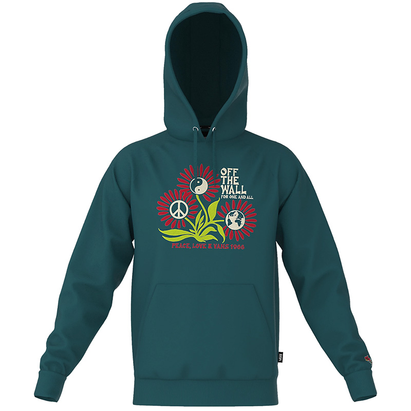 Vans Kids In Our Hands Hoodie In Our Hands Deep Teal