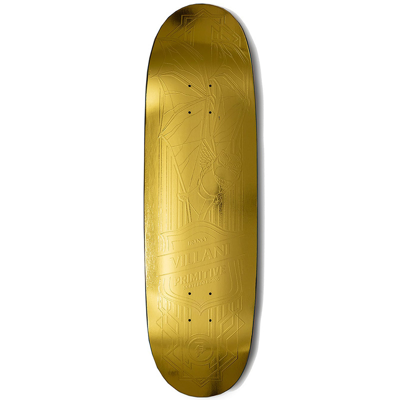 Primitive Franky Villani Bat Skateboard Deck Gold 9.125 Primitive Franky Villani Bat Skateboard Deck Gold 9.125