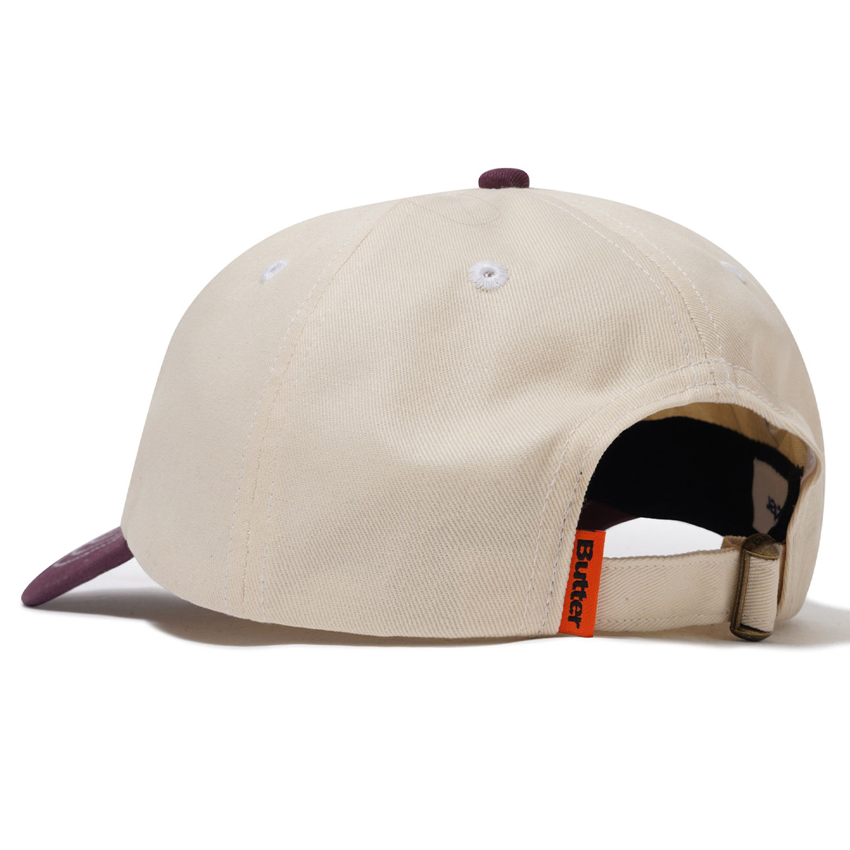 Butter Goods Ace 6 Panel Cap Natural/Wine