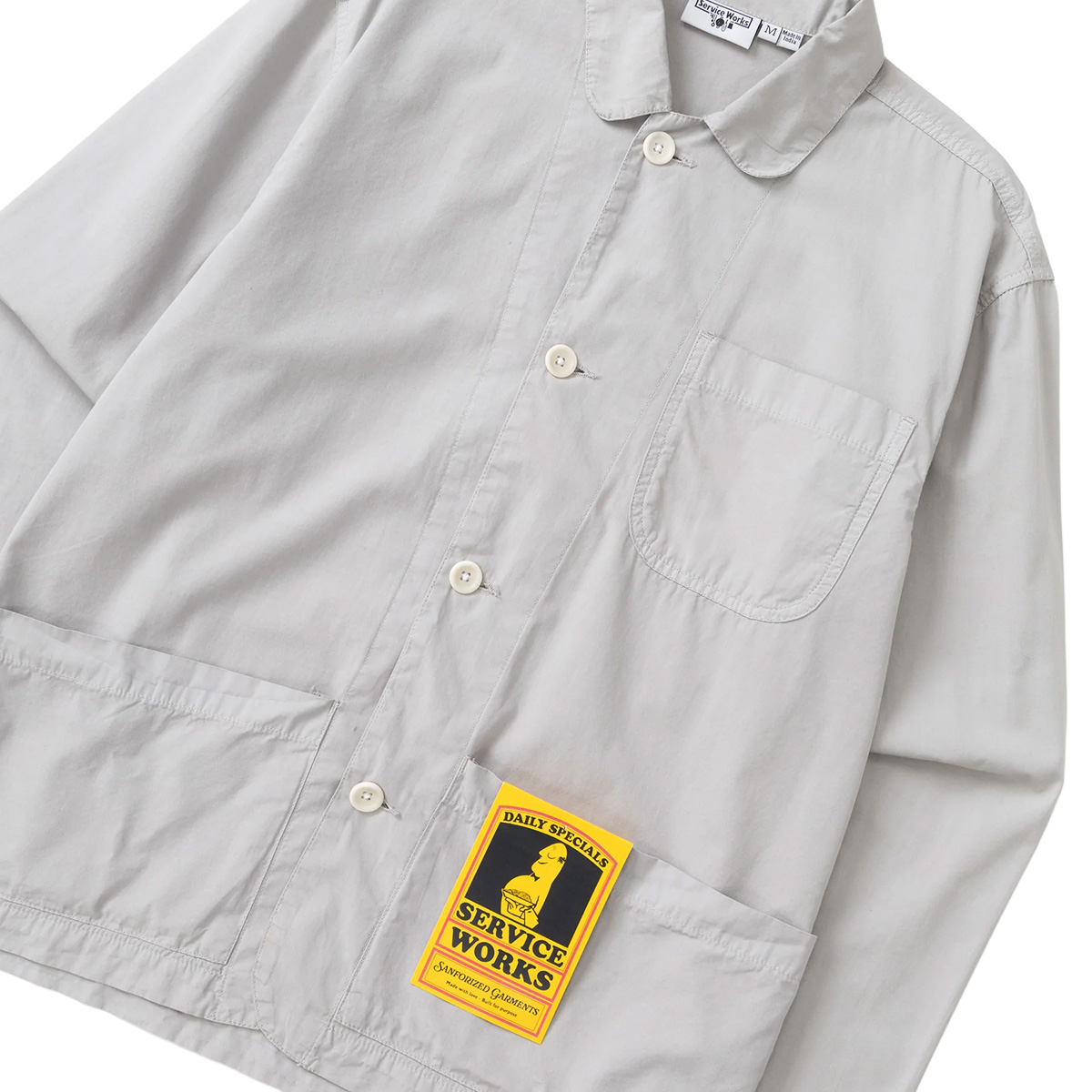 Service Works Easy Chef Shirt Silver