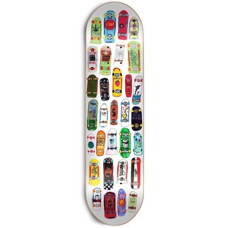 Skate Mental Koston Board Collage Skateboard Deck 8.25