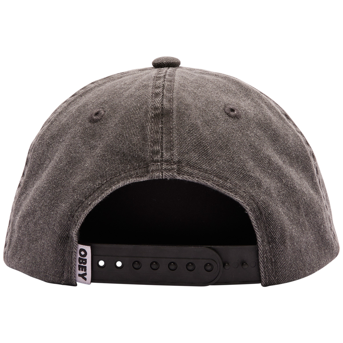 Obey Pigment Studio 6 Panel Cap Pigment Black