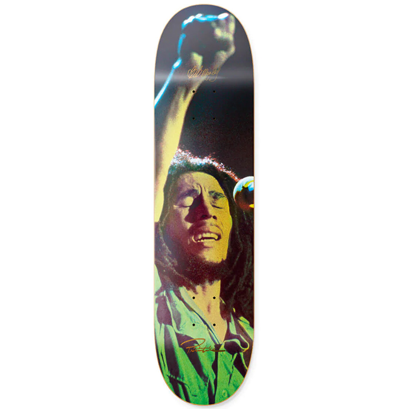 Primitive x Bob Marley Stand Up Skateboard Deck 8.13