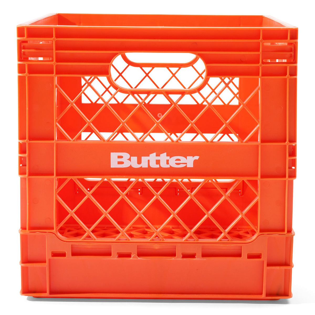 Butter Goods Collapsable Record Crate Orange