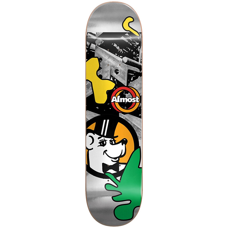 Almost New Pro Silver Lining R7 Skateboard Deck 8.25 Almost New Pro Silver Lining R7 Skateboard Deck 8.25