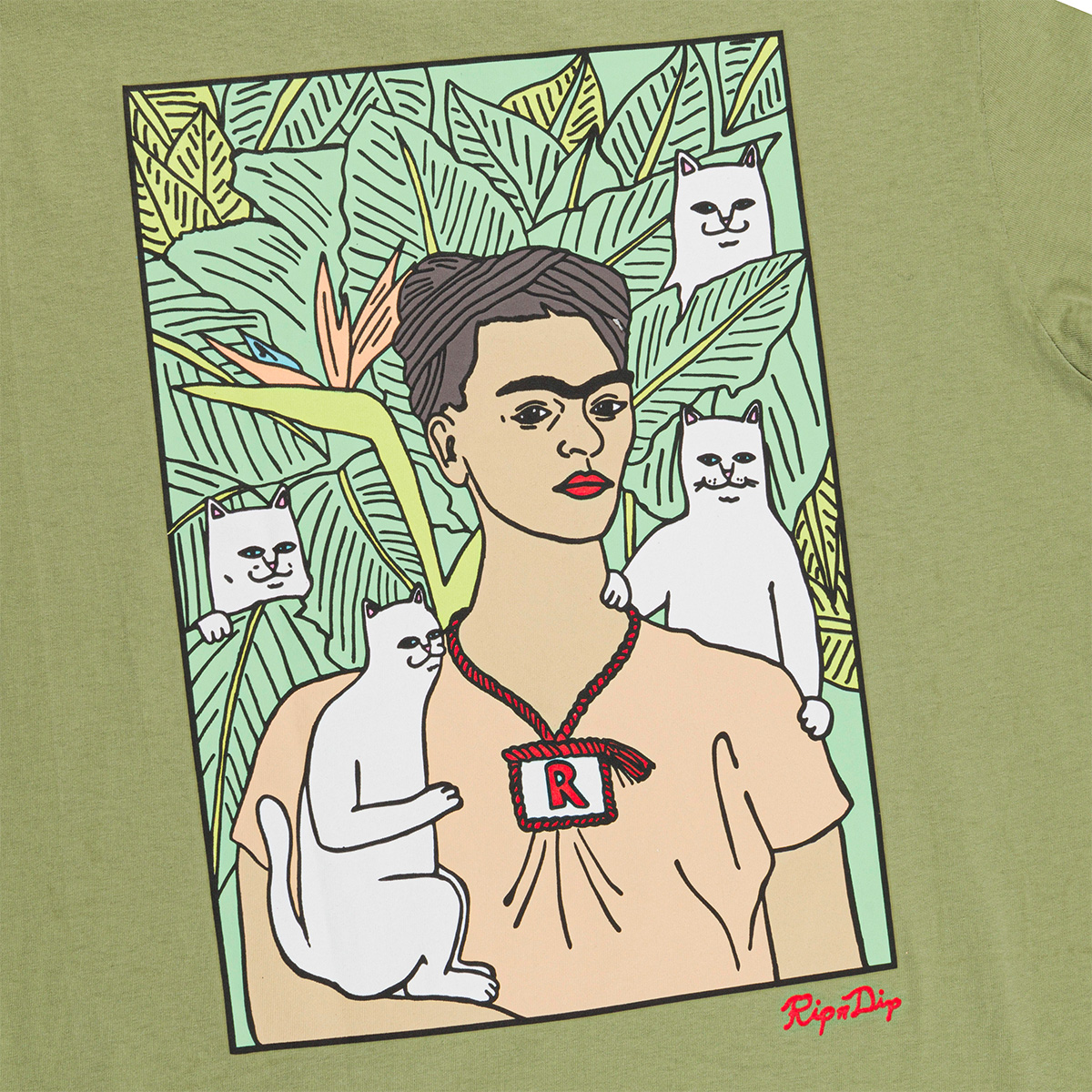 RIPNDIP Nermal Portrait T-Shirt Light Forest RIPNDIP Nermal Portrait T-Shirt Light Forest