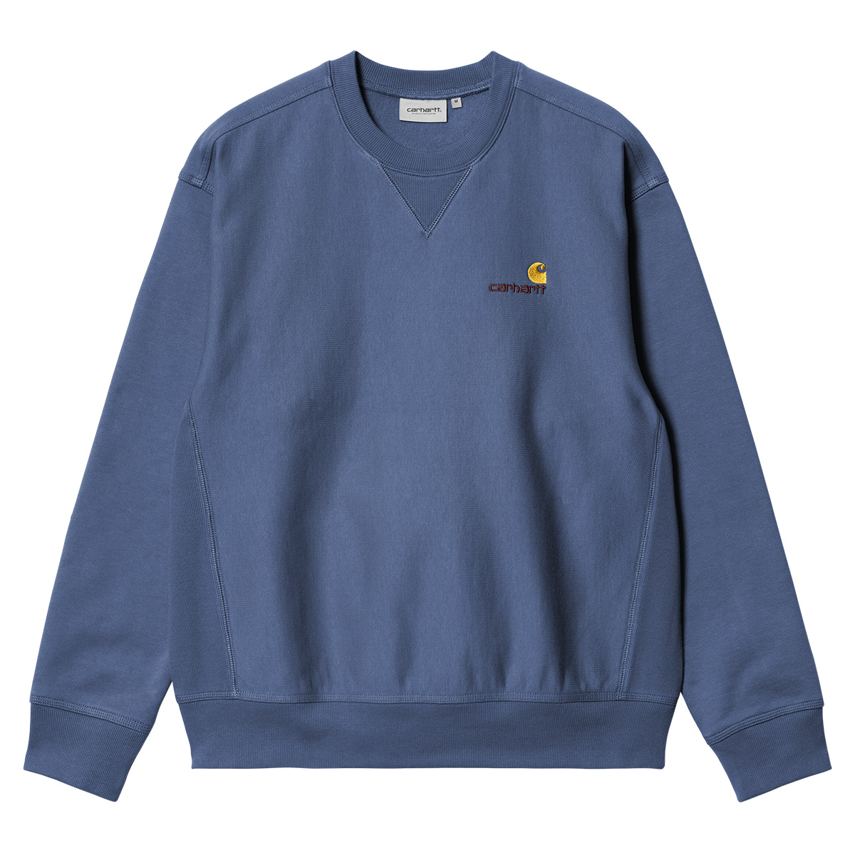 Carhartt WIP American Script Sweater Blue Iris Carhartt WIP American Script Sweater Blue Iris