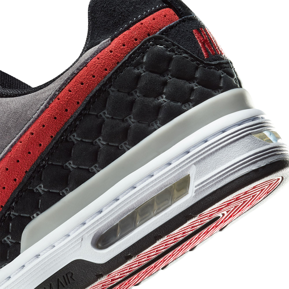 Nike SB Paul Rodriguez Zoom Air Low Black/Varsity Red-Flint Grey-Black-Med Grey-White