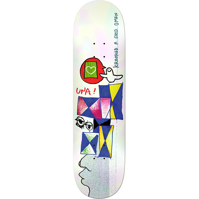 Krooked Una Farrar Skateboard Deck 8.06