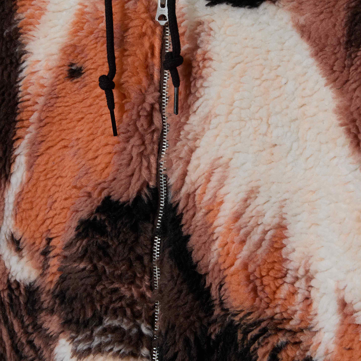 Obey Horses Sherpa Jacket Brown