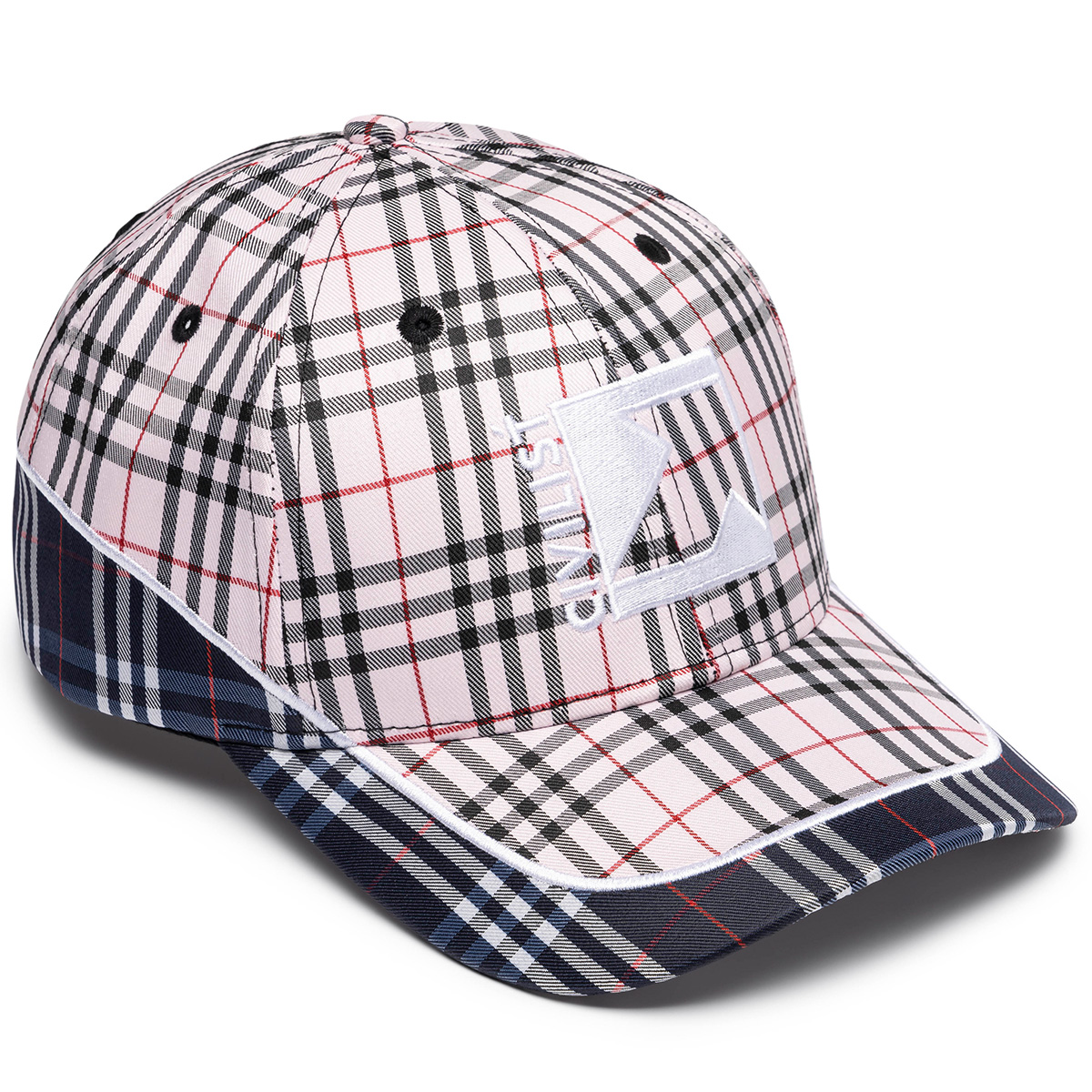 Civilist Checks Low Pro Cap Pink/Blue Civilist Checks Low Pro Cap Pink/Blue