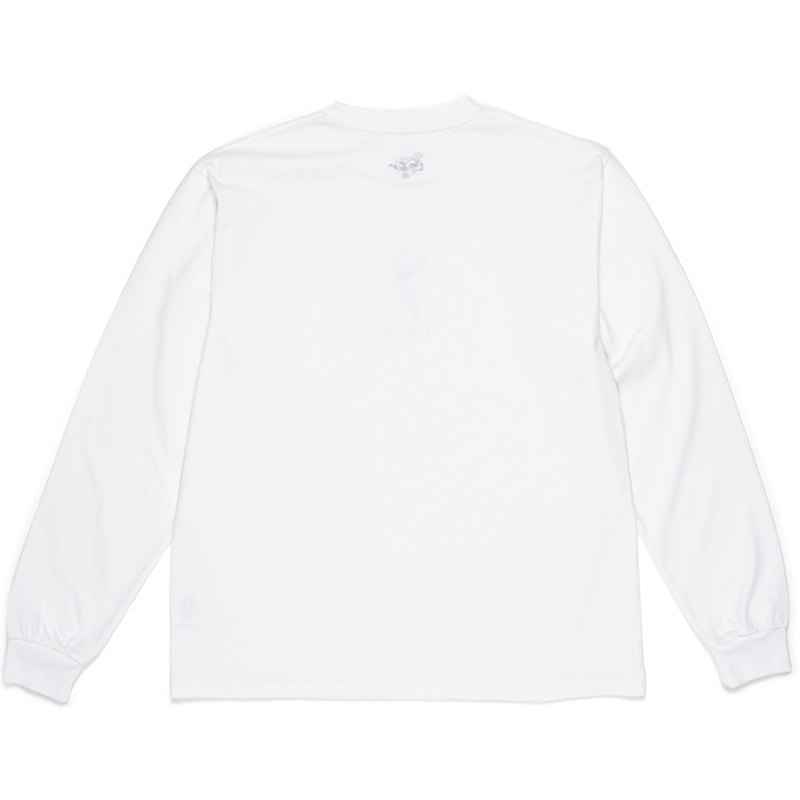 Dancer D6 OG Logo Longsleeve T-Shirt White Dancer D6 OG Logo Longsleeve T-Shirt White