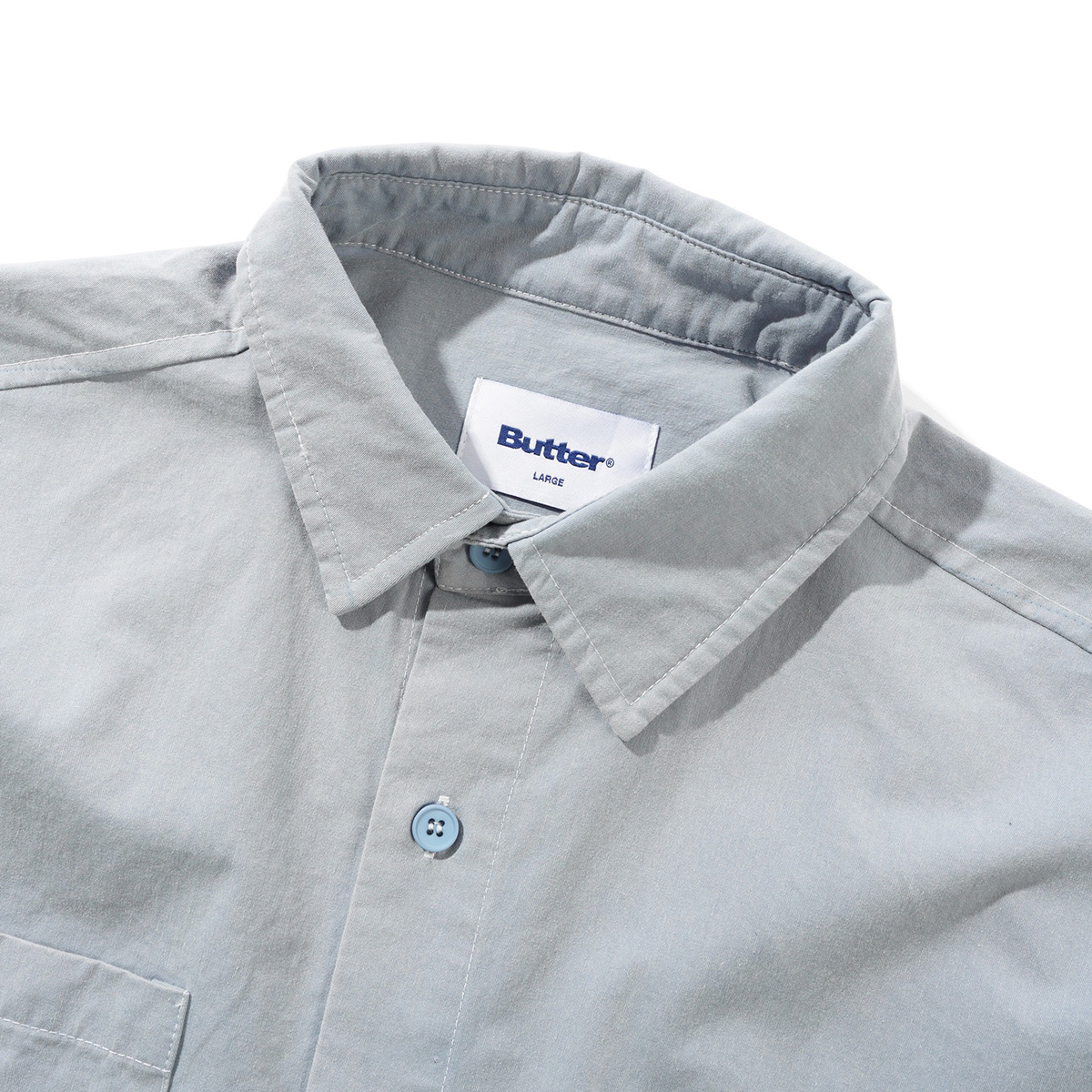 Butter Goods Stitch Shirt Grey