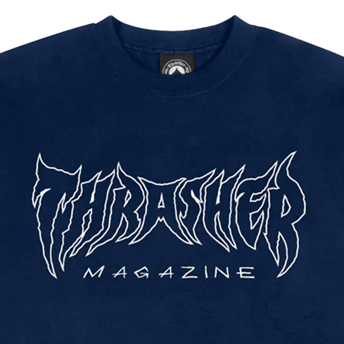 Thrasher Metal Crewneck Sweater Navy