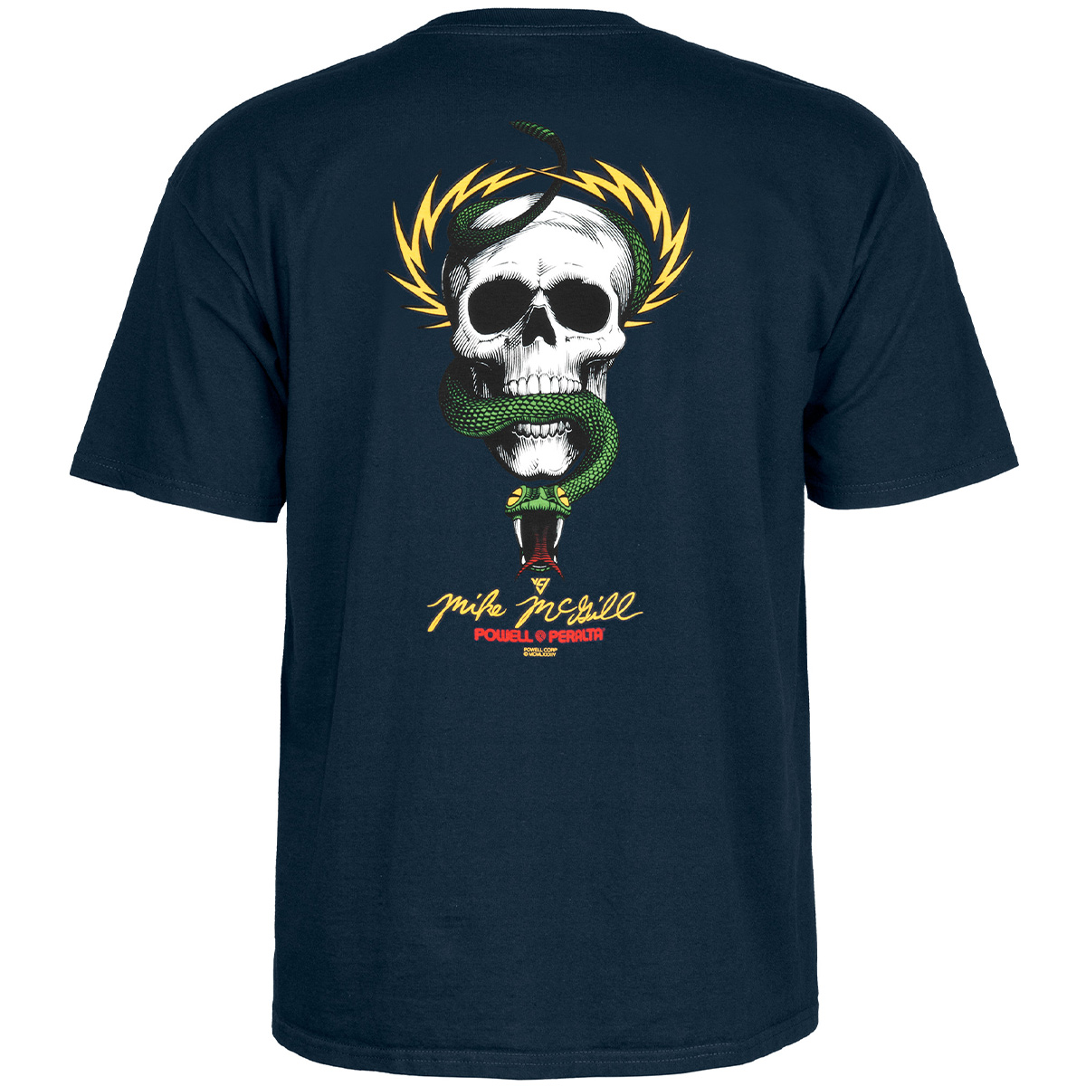 Powell Peralta McGill Skull & Snake T-Shirt Navy Powell Peralta McGill Skull & Snake T-Shirt Navy