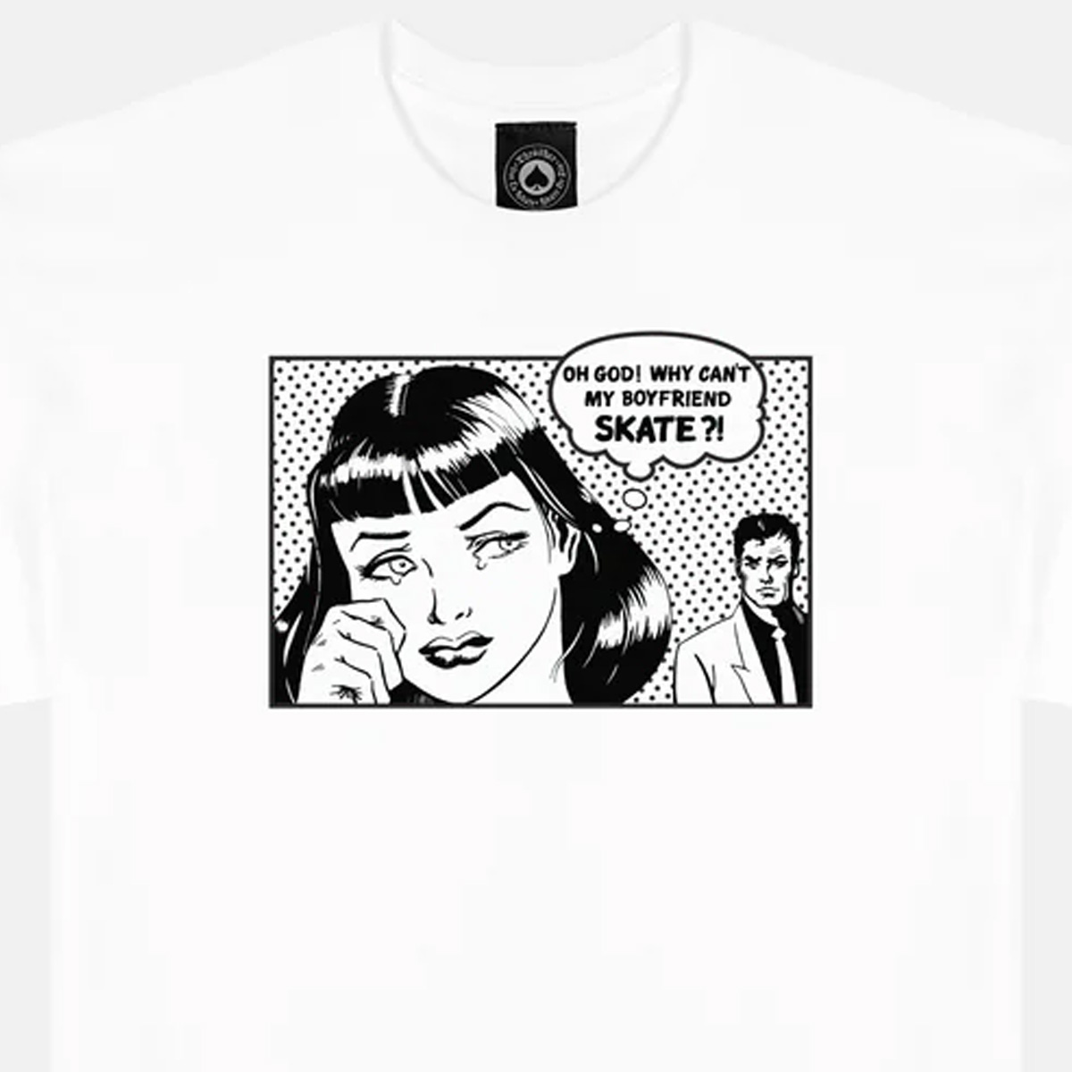 Thrasher Boyfriend T-Shirt White