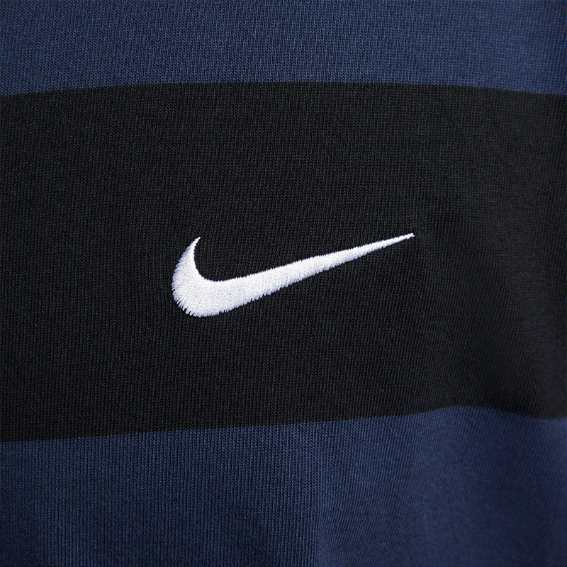 Nike SB Stripe T-Shirt Midnight Navy/Black/White