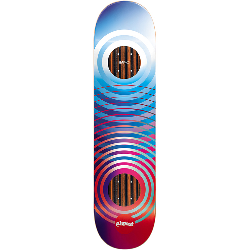 Almost Tyson Bowerbank Gradient Rings Impact Skateboard Deck 8.125 Almost Tyson Bowerbank Gradient Rings Impact Skateboard Deck 8.125
