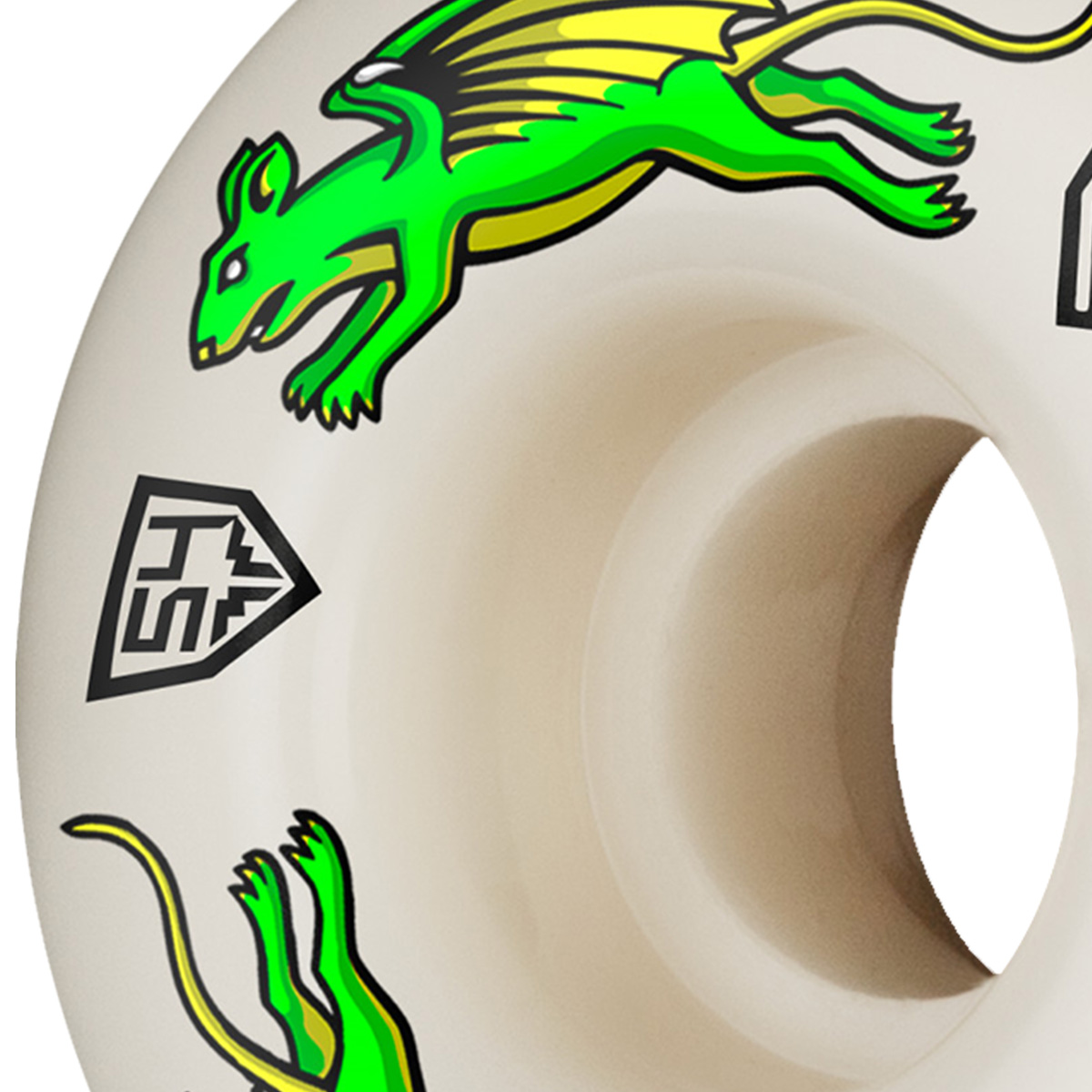 Powell Peralta Dragon Formula Nano Rat V4 Wide Wheels 97A 54mm x 34mm