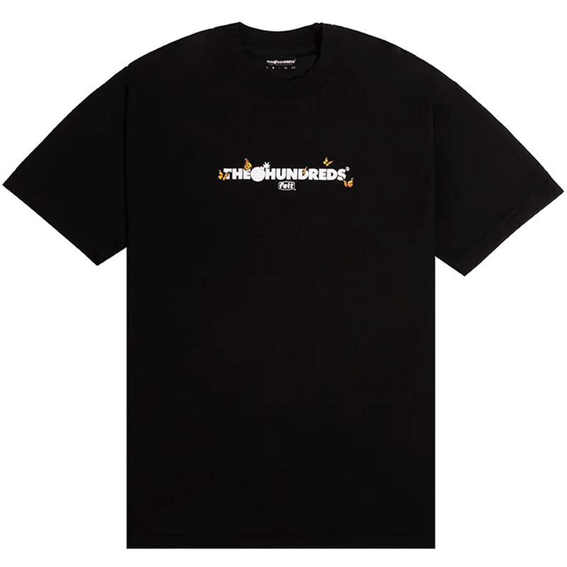 The Hundreds X Felt Butterfly Adam T-Shirt Black The Hundreds X Felt Butterfly Adam T-Shirt Black