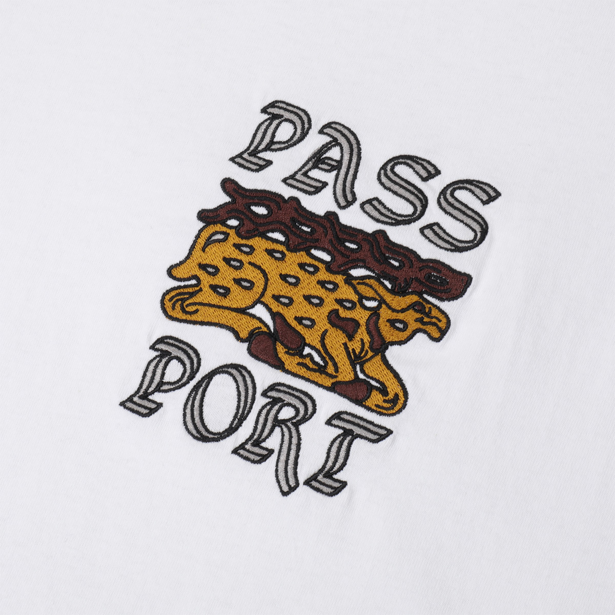 Pass Port Antler T-Shirt White Pass Port Antler T-Shirt White